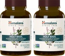 Himalaya Holy Basil, 60 Day Supply - Herbal Adrenal Support til Stress Relief, Afslapning, Energistøtte og Lejlighedsvis Søvnløshed - Vegan, Non- GMO, Gluten Free, 720 mg, 60 Kapsler, Pack of 2