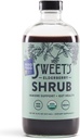 Sweet's Elderberry Organic Shrub | USDA Organic | Digestive & Immune Support | Versatile Drinking Vinegar | Mocktail Mixer | 16 oz Recyclable Bottle