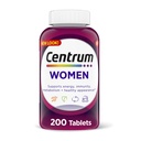 Centrum Multivitamin Tablet til kvinder, Multivitamin / Multimineral Supplement med jern, vitamin D3, B Vitamin og antioxidant Vitamin C og E, Gluten Free, Non- GMO Ingredienser - 200 Tæl