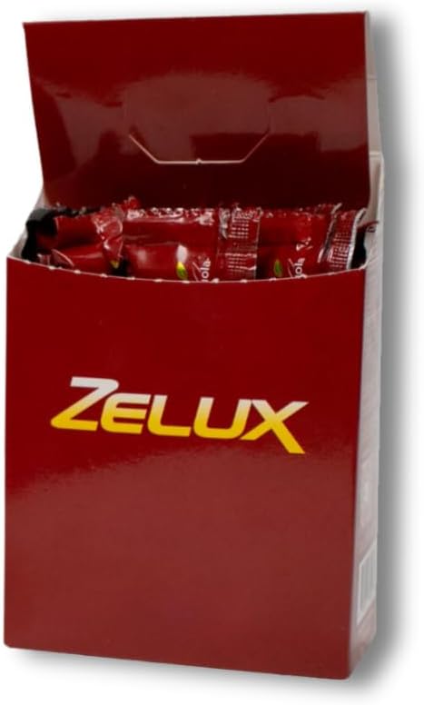 Zelux Supplement Box 8 Sachets - Booster for Vitality & Performance - Natural Stamina - Energistøtte - Naturlige ingredienser Damiana, Tribulus Terrestris, Ginkgo Biloba, Maca, Koreansk Red Gingseng