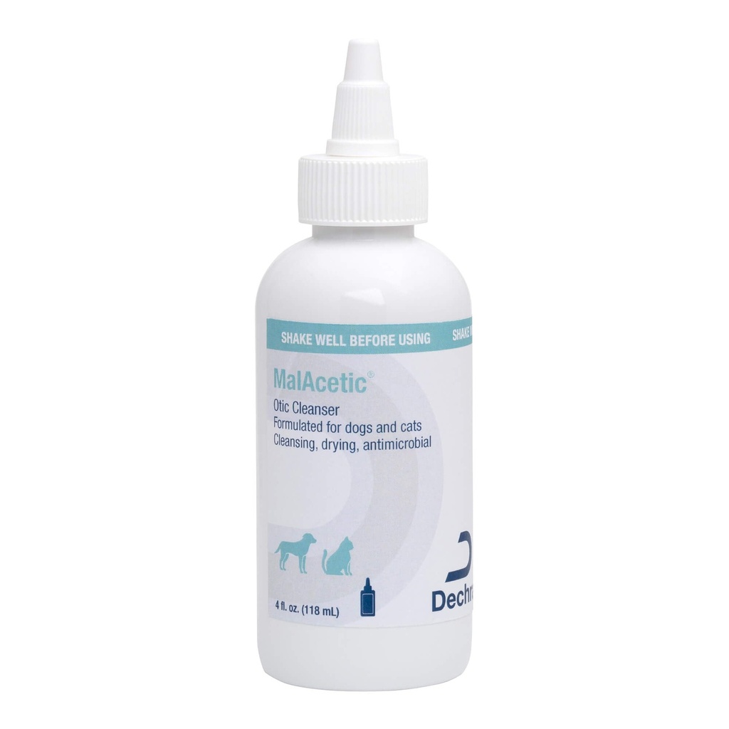Dechra Malectic Otic Cleanser til hunde og katte, 4 fl oz