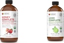 Komplet naturlige produkter Nyre Komplet (8oz) & Lever Komplet (8oz) Bundle