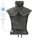 RENPHO Elektrisk opvarmning Pad for Ryg Smerte Relief, Fødselsdag Julegaver til kvinder Mænd Mor Far Ældre, FSA støtteberettigede poster Kun liste, Stor varme Pad for Hals Skuldre, 24 "x33", ETL Certified, Gray