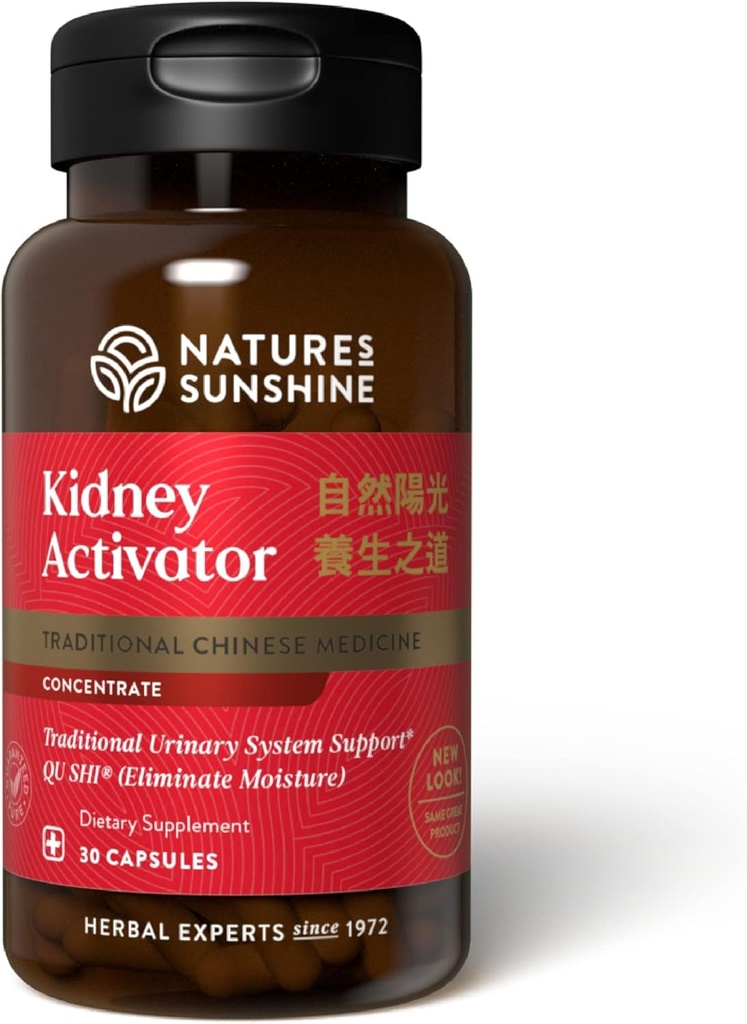 Nature 's Sunshine Nyre Aktivator TCM Koncentrat, 30 Capsules Name 124; Natural Chinese Nyre Supplement Indeholder urter til støtte og forbedre Nyre funktion og Urin Flow