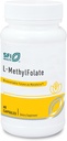 Klaire Labs SFI Health L- methylfolat - 1000 mcg Folate Højt biotilgængeligt, Hypoallergen 1000 Mikrogram (1 milligram) Metafolin L- 5- MTHF (60 kapsler)