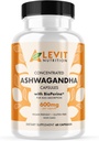 Organic Ashwagandha 600mg - 60 Greve (2-måned Tilgang) - Vegan - BioPerine for Forbedret Absorption - Stress, Mood & Wellbeing Support