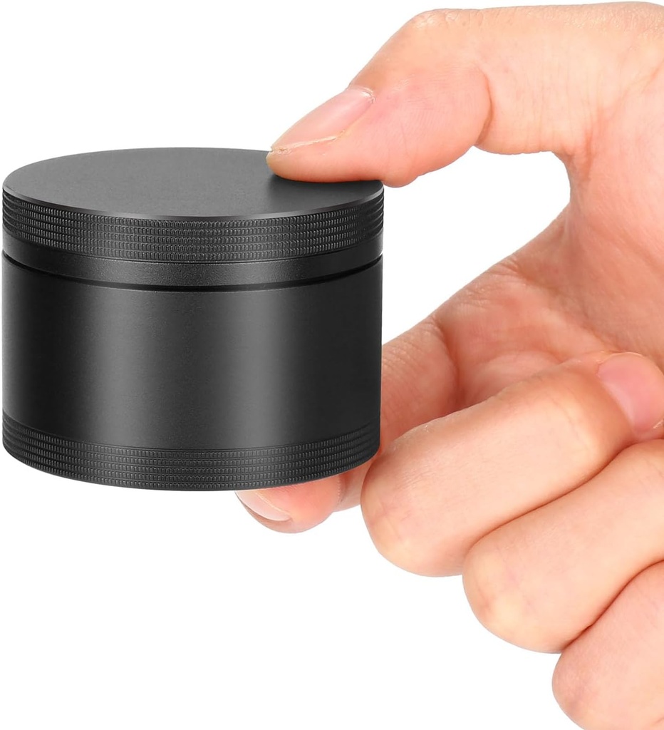 Bærbar Metal Pill Case, Enkelt vandtæt Daily Pill Box for Rejser, Pill Container, Aluminium Alloy Round Pill Box Organizer Pill Holder for Medicin Vitamin Fish Olies Stor størrelse