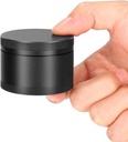 Bærbar Metal Pill Case, Enkelt vandtæt Daily Pill Box for Rejser, Pill Container, Aluminium Alloy Round Pill Box Organizer Pill Holder for Medicin Vitamin Fish Olies Stor størrelse