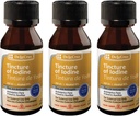 De La Cruz 2% jod førstehjælp Antiseptisk, Lavet i USA 1 FL OZ (3 flasker)
