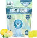 Laki Naturals Throat Soak Herbal Throat Lozenges (14 Ct) - Hawaiian Sea Salt Sore Throat & Dry Mouth Southing Drops - Vegan, Non- GMO, Sugar- Free & Gluten- Free Sweet and Salty Herbal Candies
