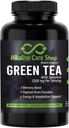 Alkaline Care - Grøn te med Spirulina ekstrakt 1500mg - Høj Absorption Ultra Potent grøn te tillæg med Spirulina - Grøn te for energi & Metabolisme Support Kapsler - 120 Kapsler