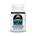 Source Naturals MSM (methylsulfonylmethan), et kosttilskud, 1000 MG - 60 tabletter