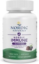 Nordiske Naturals Immungummier, Elderberry, 40 Immunsupport Gummies, Chewable Vitaminer til daglig immunsupport, Non- GMO, Vegetar, 20 Servere