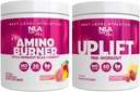 NLA for hendes Pre / Intra Workout Stack (omfatter hendes termogene Amino Hawaii Sunset og Opløft Pre Workout Raspberry Lemonade)
