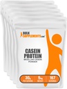 Bulkadditions.com Casein Protein Powder - Micellar Casein Powder, Slow Digesting Protein - Unflavored & Gluten Free, 30g per Serving, 1kg (2,2 lbs) (Pack of 5)