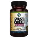 Amazing Herbs Premium Black Seed Oil Capsules - Cold Pressed Nigella Sativa AIDS i fordøjelsessygdomme, immunforsvar, hjernefunktion, Gluten Free, Non GMO - 90 Greve, 500mg