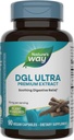 Nature 's Way DGL Ultra, Premium Licence Root Extract, Lindrende fordøjelsesbesvær *, Med GutGard, 75 mg per servering, No Gluten, 90 Vegan kapsler (Packaging May Vary)