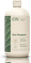ION * Intelligence of Nature Gut Support Liquid Supplement - Gut & Diguestive Health Liquid Drops, Rense & Detox med Humic Extract for Women & Men, Voksne & Børn 4 + - 32 fl oz (Pack of 1)