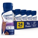 Sikre høj proteinernæringsstof rystes med 16g protein, Ready- to- Drink Meal udskiftning Shakes, lav fedt, mælk chokolade, 8 fl oz, 24Count