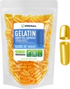 XPRS Nutra Størrelse 0 Tomme kapsler - 500 Tomme Gelatine kapsler - Pille gør det - Pure Bovin Pill Gel Caps til Do- It- Yourself Kosttilskud (Guld)