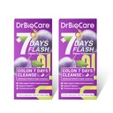 DrBioCare Colon 7 dage Cleanse, 7 dage Flash, Colon Cleanse, Detox & fordøjelsesstøtte, Prune Flavor - 14 pakker