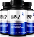 (3 Pack) virilitet Savior kapsler til mænd, Official VirilitySavior Mand Formel, Premium piller til Max ydeevne og tillid, All- Natural Support for Samlet Sundhed og Wellness (180 Kapsler)
