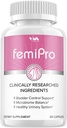 (1 Pack) Femi Pro Probiotika - FemiPro Advanced Formel Bstige Control Support, Microbiome Balance, Sund Urinsystem, 60 kapsler