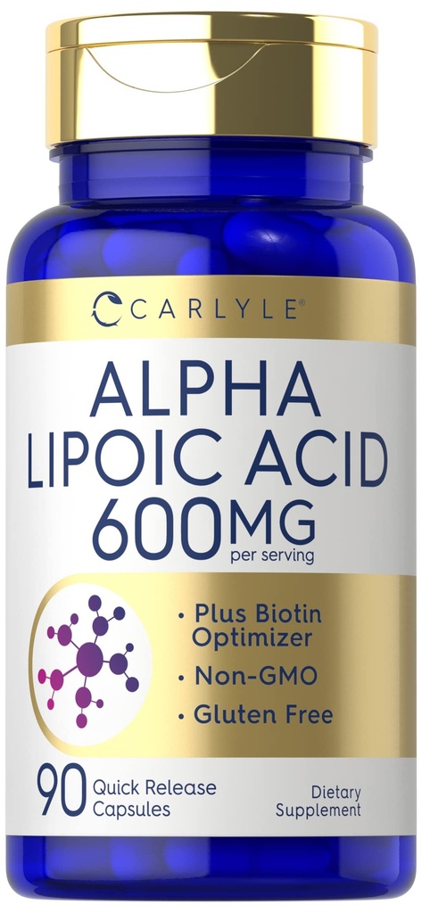 Carlyle Alpha Lipoic Acid 600 mg