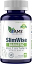 America Medic & Science SlimWise Bariatric Multivitamin - 180 Caplets Name 124; 2- Months Supply Name 124; Post Gastric Bypass & Sleeve Support # 124; Iron, B12, Vitamin D3, Folate Name 124; Easy- to- Swallow Bariatrical Vitamin