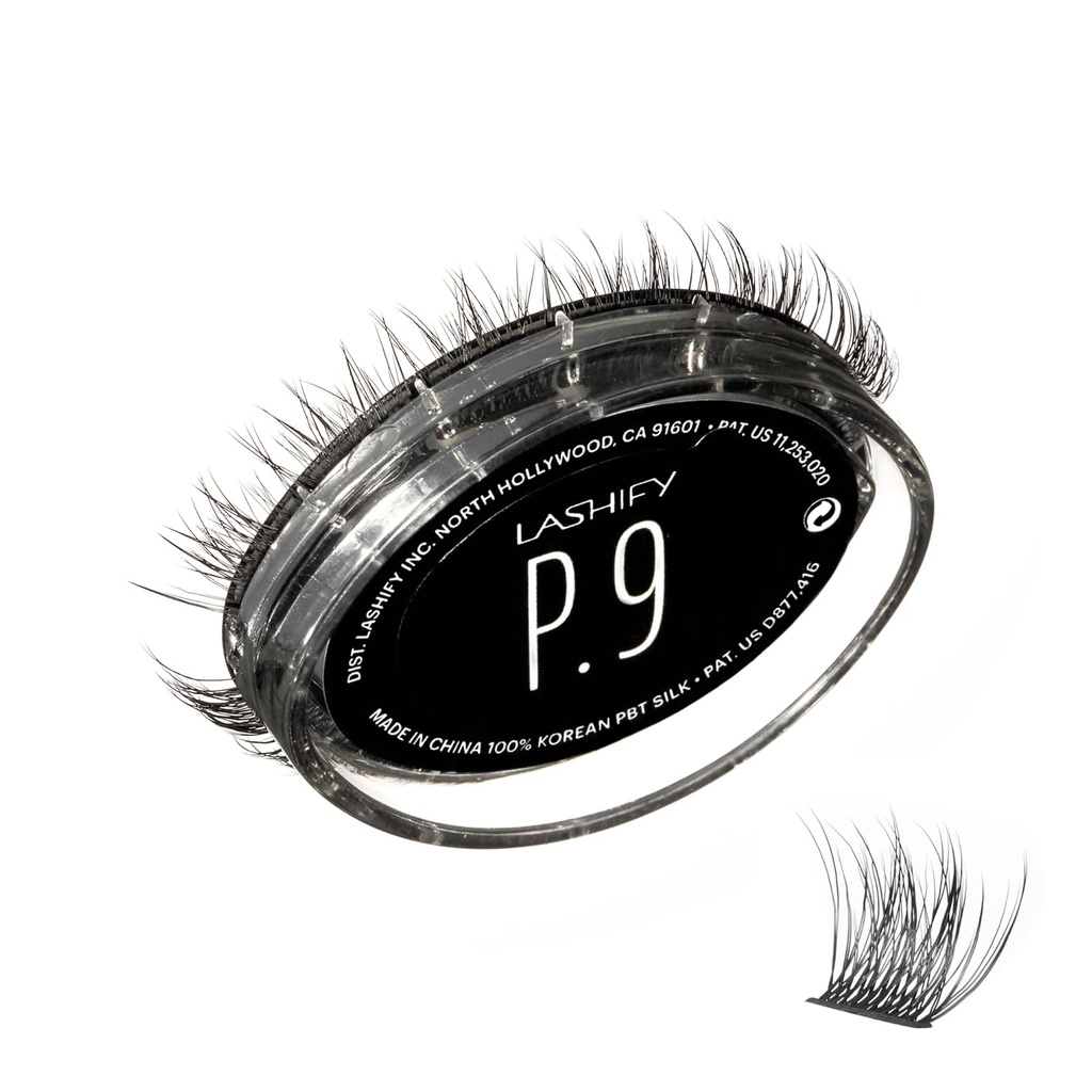 Lashify Prushy 9mm Gossamer Lashers in Black, Easy DY False Lasher for en Volumente endnu stadig naturlige look
