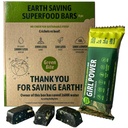 Pige Power Protein Bars Low Calorie High Protein, Meal Erstatning Bars til bedste figur, Vegansk Protein Snacks, Iron- Rich Protein Bars, Ingen Sukker, Chicory Spirulina Lemon Flavor, Pack of 8 - Green Bite