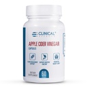 Kliniske effekter Apple Cider Vincipe- kapsler - 1300mg Pure Apple Cider Vincipe- kapsler til vægthåndtering, hjerte sundhed og energistøtte - 60 Veggie ACV piller - Made in USA