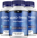 Neuro Thrive Brain supplement kapsler - Neuro Thrive piller, Neuro Thrive kognitiv support og anmeldelser, 180 kapsler
