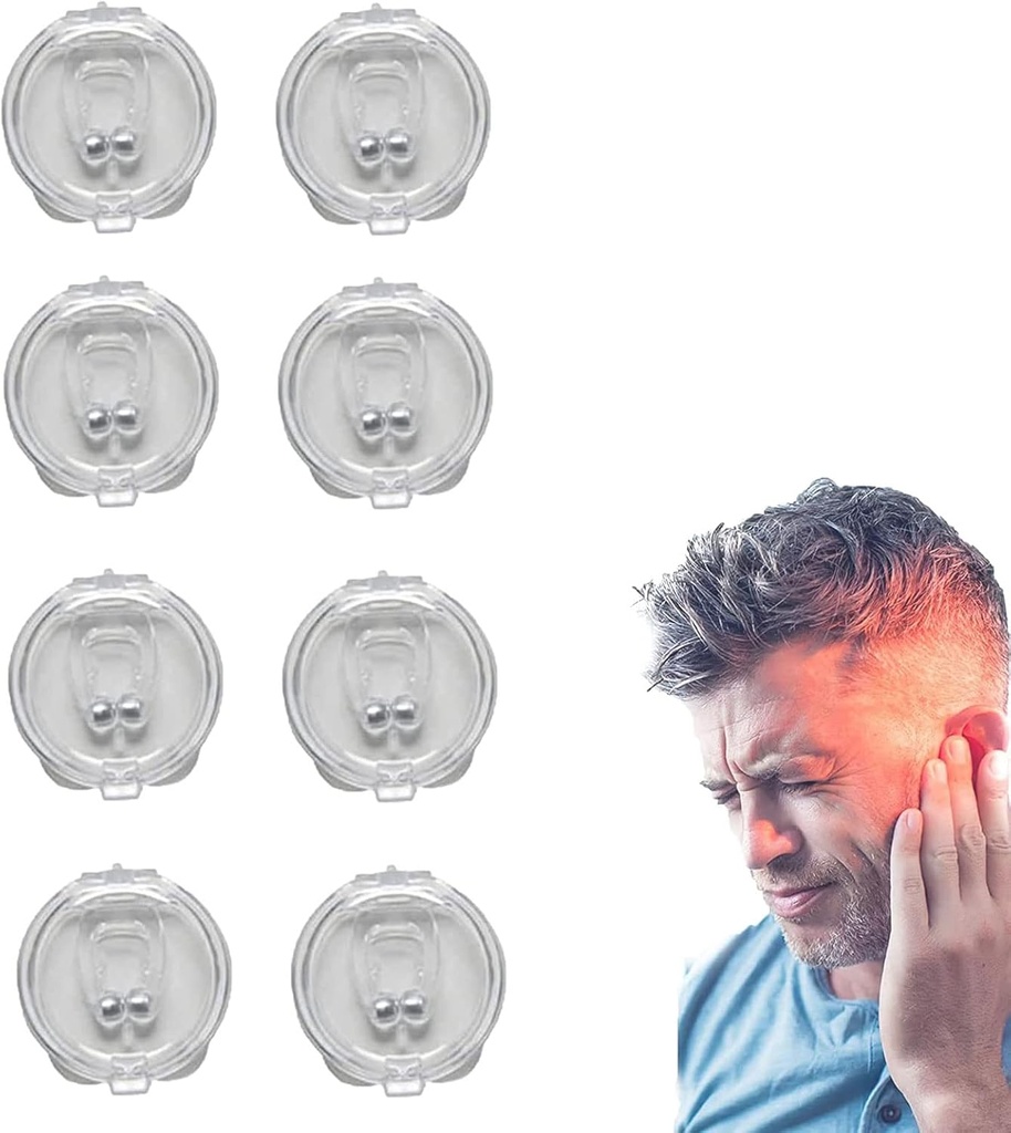 Tinnitus Relieve Device - 2 Pair Tinnitus Ear Cuff Set - Stop Ear Ringning