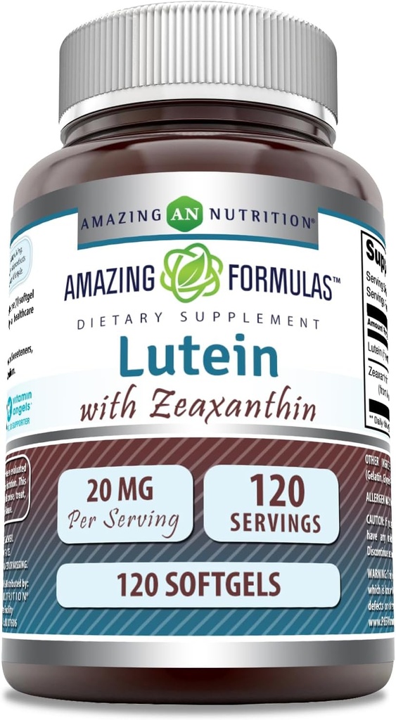 Amazing Formulas Lutein 20 mg med Zeaxanthin 800 mcg