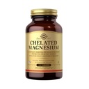 Solgar Chelated Magnesium - 100 tabletter - Understøtter Nerve & Muskelfunktion - Non-GMO, Vegan, Gluten Free, Dairy Free, Kosher - 25 Servere