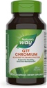 Nature 's Way GTF Chrom, Glucose Tolerance Factor, Understøtter sund Glucose Metabolisme *, 200 mcg Chrom per Serving, 100 Veganske kapsler (Packaging May Vary)