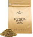 PURE ORIGINAL INGREDIENSER Bee Propolis Powder (1 LB) Ingen Fillers, Lab Verified, Altid Pure