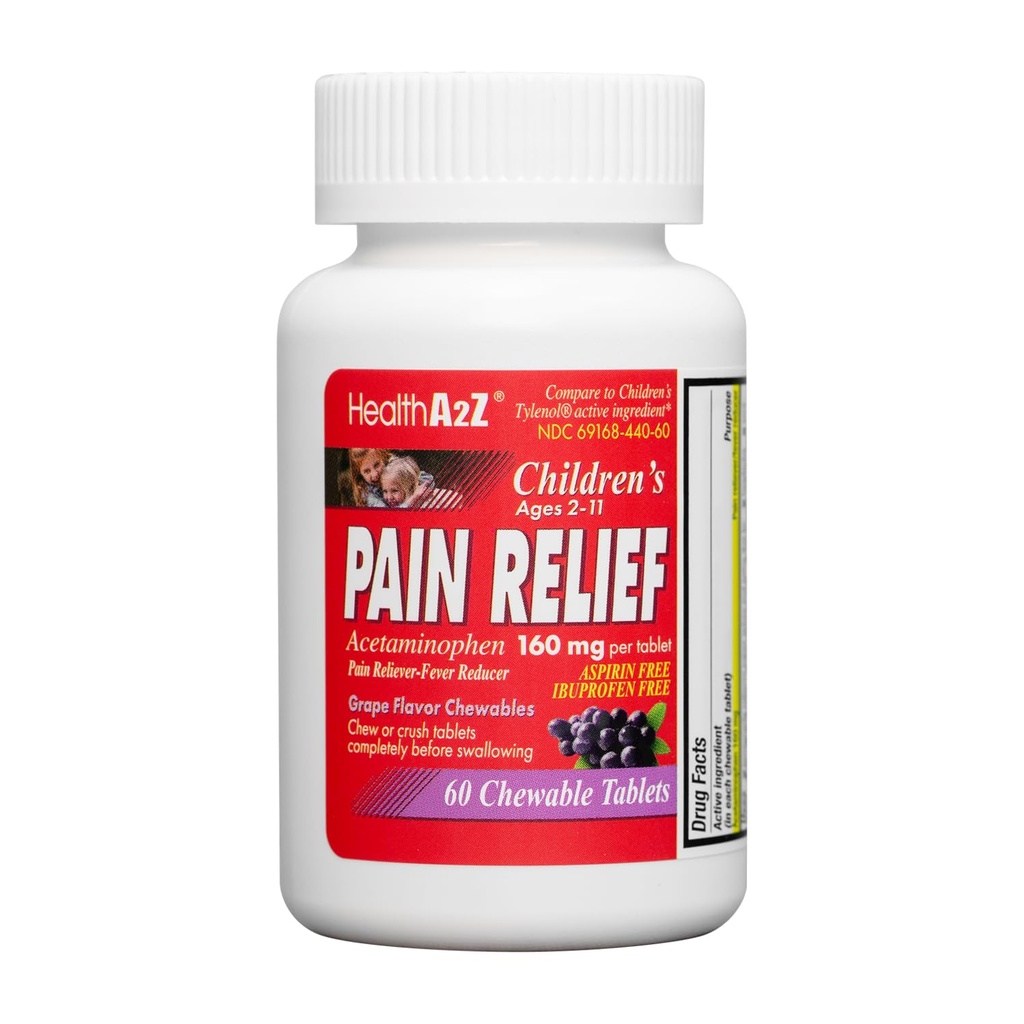 HealthA2Z ® Children 's Chewable Pain Relief