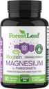 Forest Leaf Magnesium L- Threonate Magtein Capsules - 2000mg Magnesium Threonate Supplement understøtter kognitiv funktion, fokus, hjerne, dyb ro og søvn for mænd & kvinder
