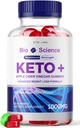rize laboratorier - Bio Science Keto Plus Gummies for vægttab, ekstra styrke, Advanced Formel omfatter Apple Cider Vincious Gummies (60 Gummies)