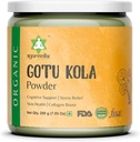 Organic Gotu Kola Powder - Herbal Kosttilskud øger Immunitet & Support 0ports fordøjelsesmiddel - 124; Non-GMO & Gluten- Free - Centella Asiatica - Mandupakarni Powder og Brahmi Powder - 7.05 Oz / 200g