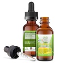 Omega 3 for børn - Økologisk Lemon, Vegan, Flydende tillæg - Kids Fish Oil med DHA, EPA, DPA Fedtsyrer - Plantebaseret Algae Oil - Immunum, Heart, Brain Health for Children- 30- 60 Doser