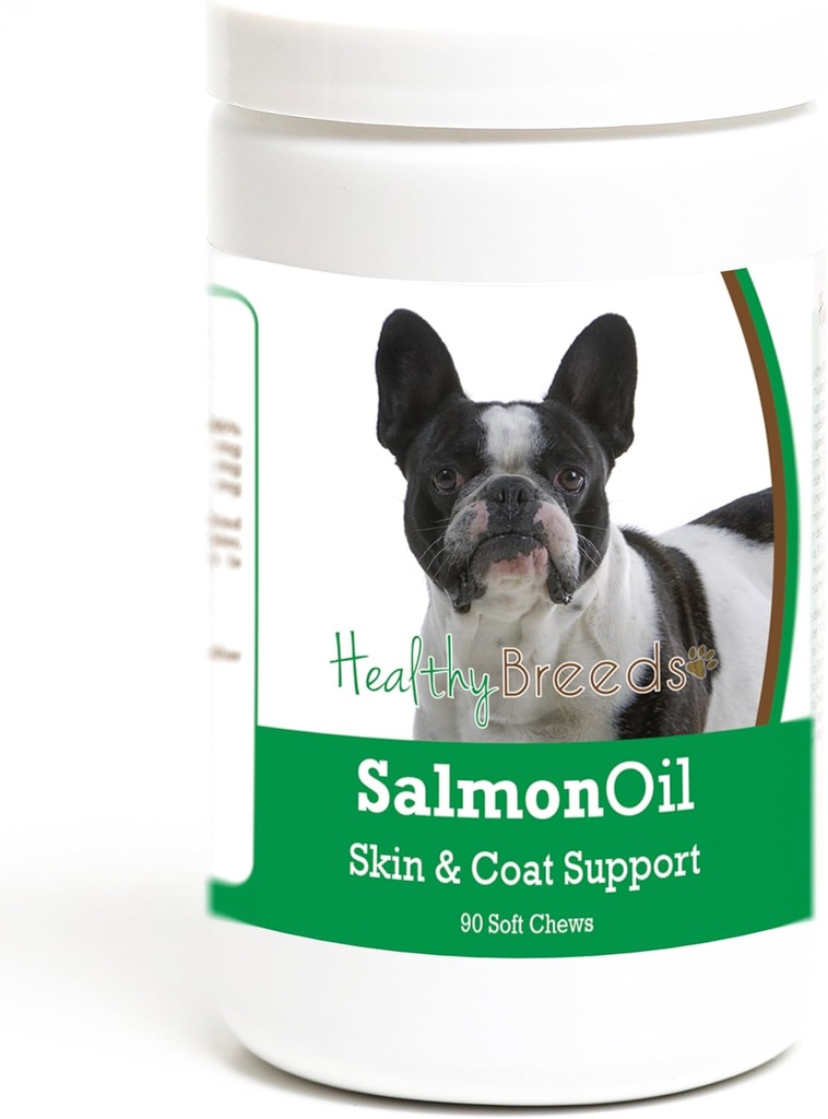 Sunde racer Fransk Bulldog Salmon Oil Soft Chews 90 Greve