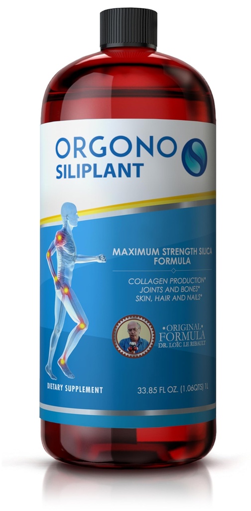 Living Silica ORGONO Siliplant | Vegan Collagen Booster | Supports Healthy Collagen and Elastin Production for Joint & Bone Support, Glowing Skin, Strong Hair & Nails. 66 Servings