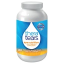 TheraTears Omega 3 tillæg for øje pleje, 1200mg Fish Oil og økologiske hørfrø olie med vitamin E, 180 Tæl