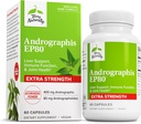 Terry naturligt Andrographis EP80 ekstra styrke - Hjerne sundhed & immunforsvar - Fælles sundhedstillæg til støtte mobilitet - Vegan Adaptogen supplement til energi & leverstøtte - 60 kapsler