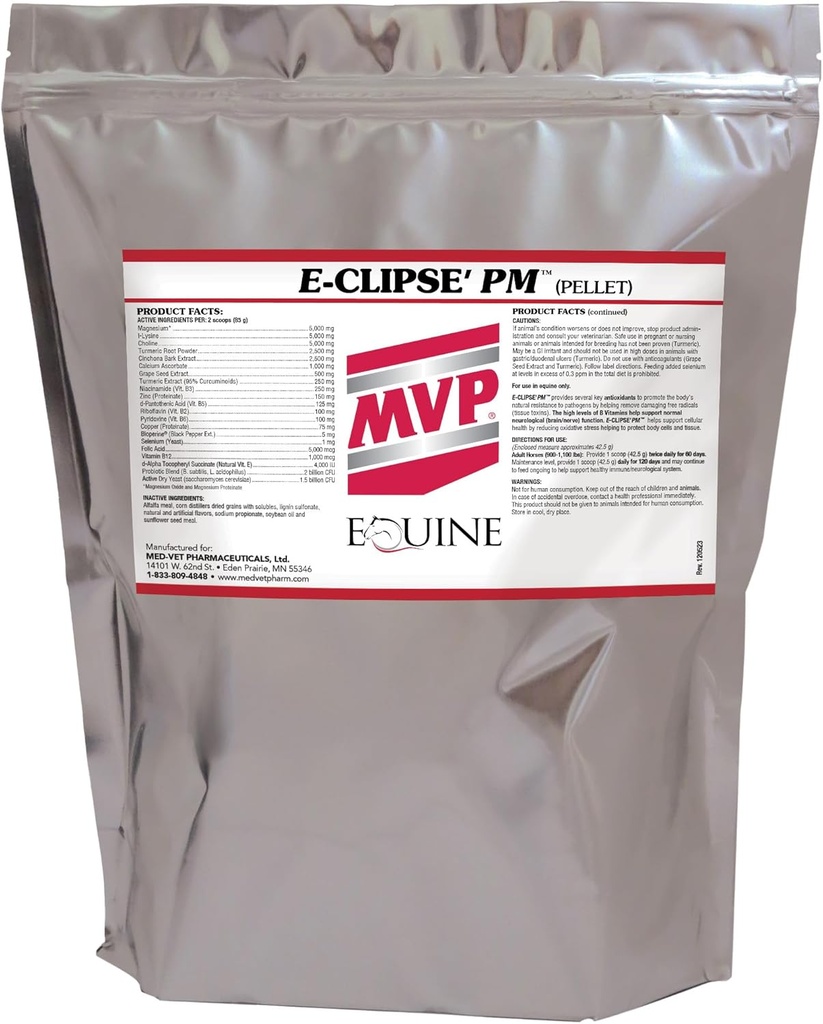 E- Clipse PM (12 LB) Neurologisk sundhed / immunforsvar for heste