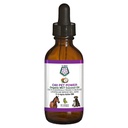 C60 Power til kæledyr - C60 i Organic MCT Coconut Oil, Naturlig Wellness Support til hunde & katte, Pure Carbon Fullerenes, fremmer sund aldring, energi, & Mobilitet - 2 fl oz Flaske