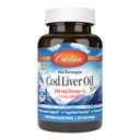 Carlson - Cod Lever Oil Minis, 280 mg Omega- 3s + Vitamin A & D3, Heart Support & Cognitive Function, Vision Health, 250 Mini Soft Gels